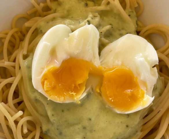 Pâtes à la sauce courgette