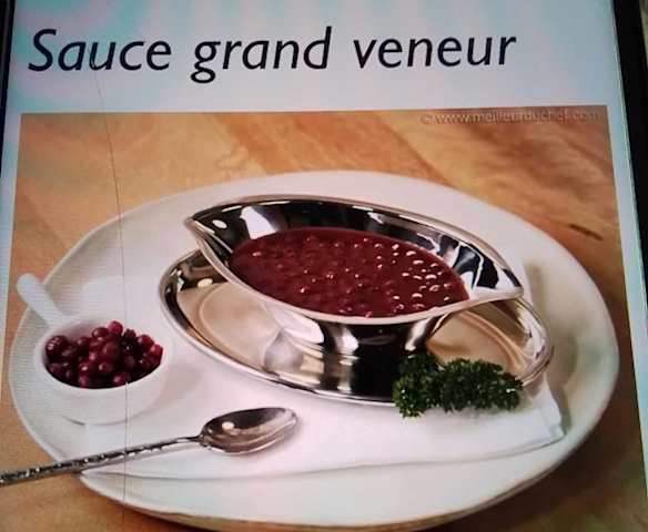 sauce grand veneur