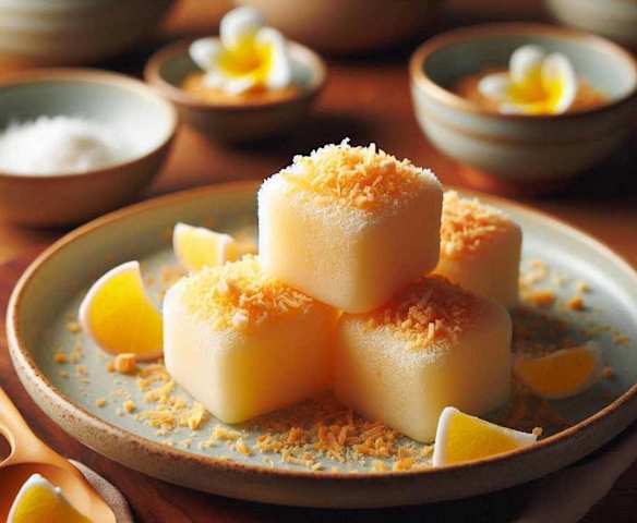 Havajské Mochi řezy (bezlepkové)