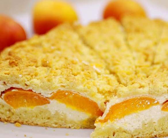 Королевская ватрушка с абрикосами