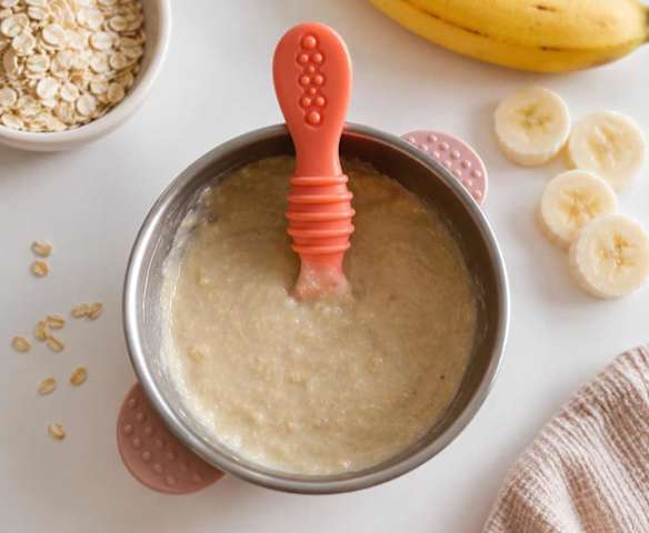 Papa de Aveia e Banana