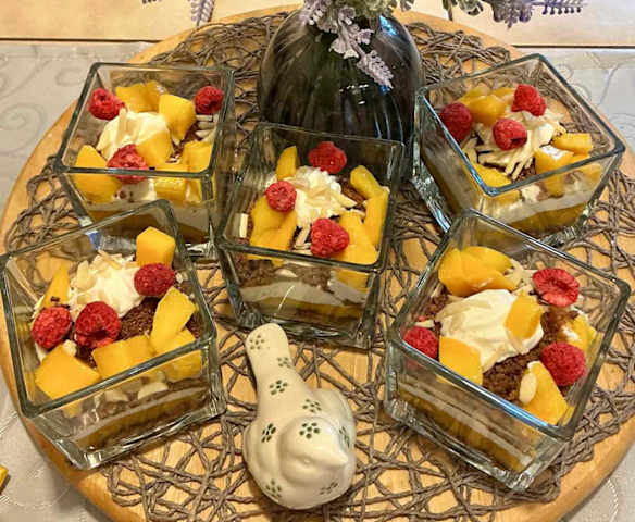 🥭 Rychlý dezert do skleničky podle Olči