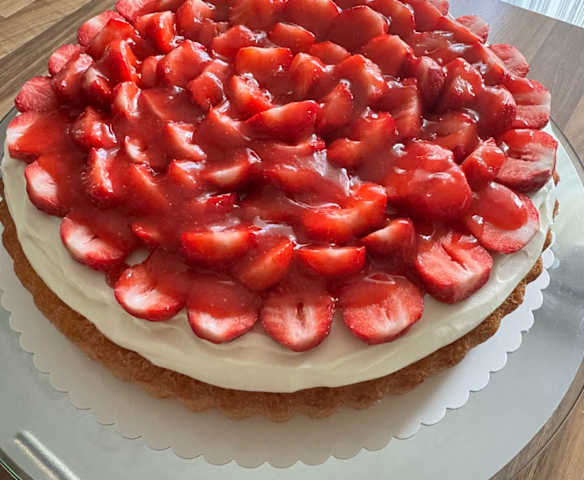 Erdbeerkuchen