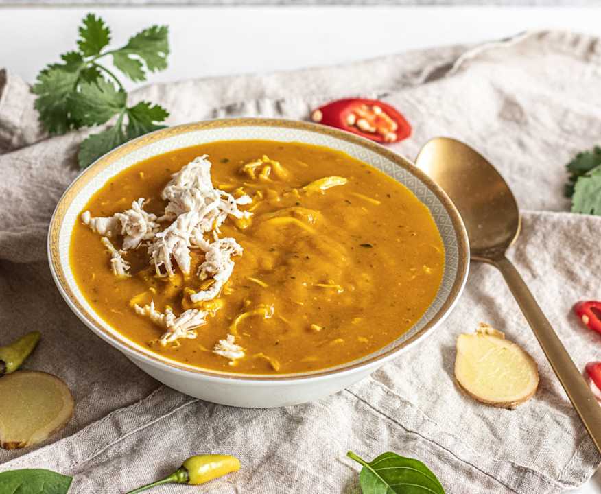 Asian Pumpkin & Chicken Soup - Cookidoo® – the official Thermomix® recipe platform